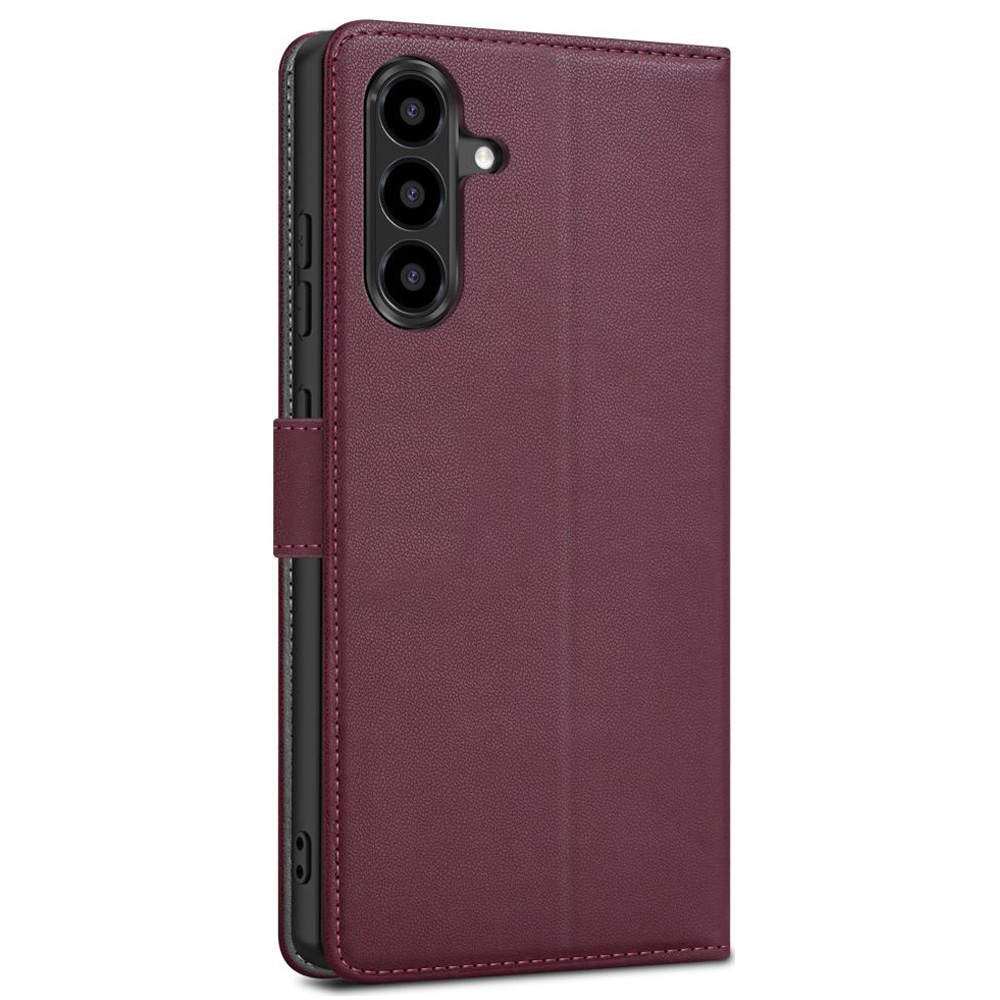 Etui z klapką Tech-Protect Wallet dla Samsung Galaxy A26 5G / A17 5G / A17 4G, bordowe.